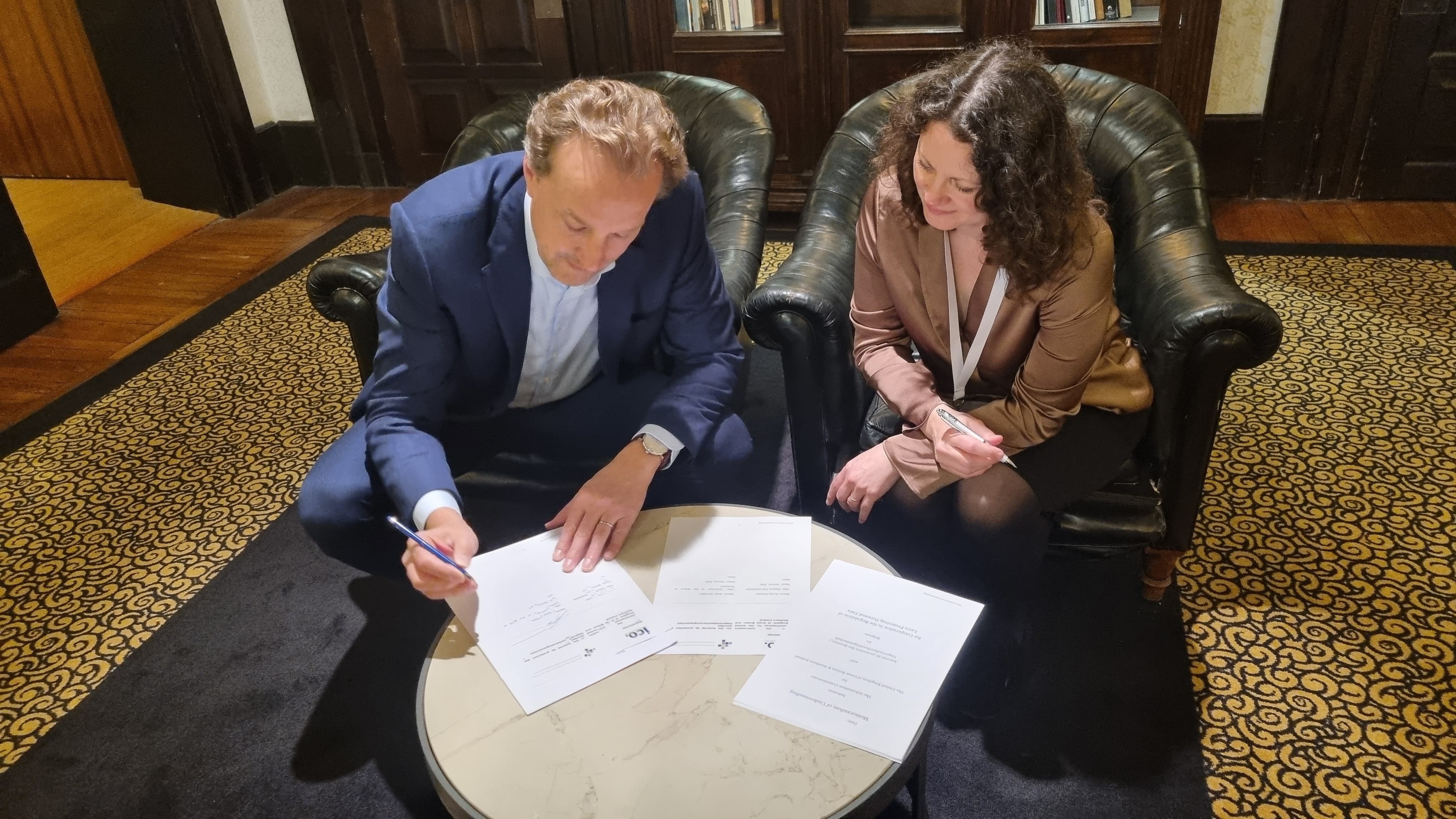 Signing of the Memorandum of understanding ICO BE DPA